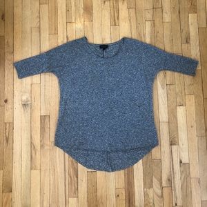 Topshop Women’s Gray 3/4 sleeve tunic size 0